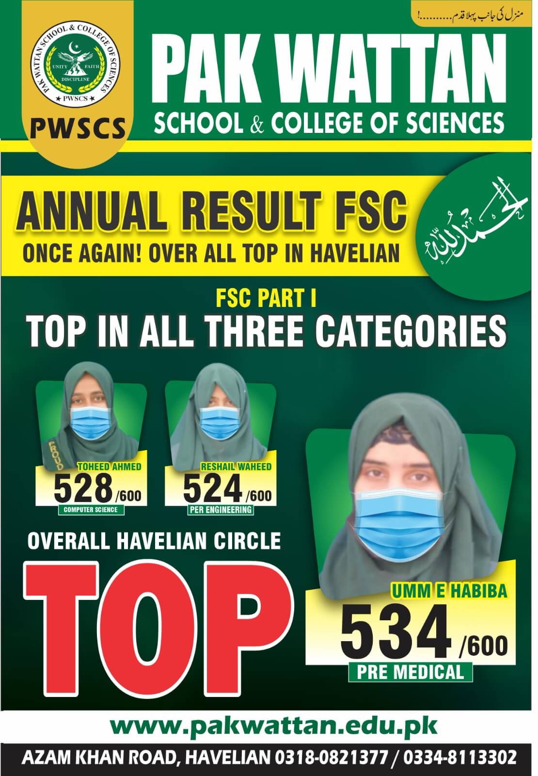 Top Positions in Havelian